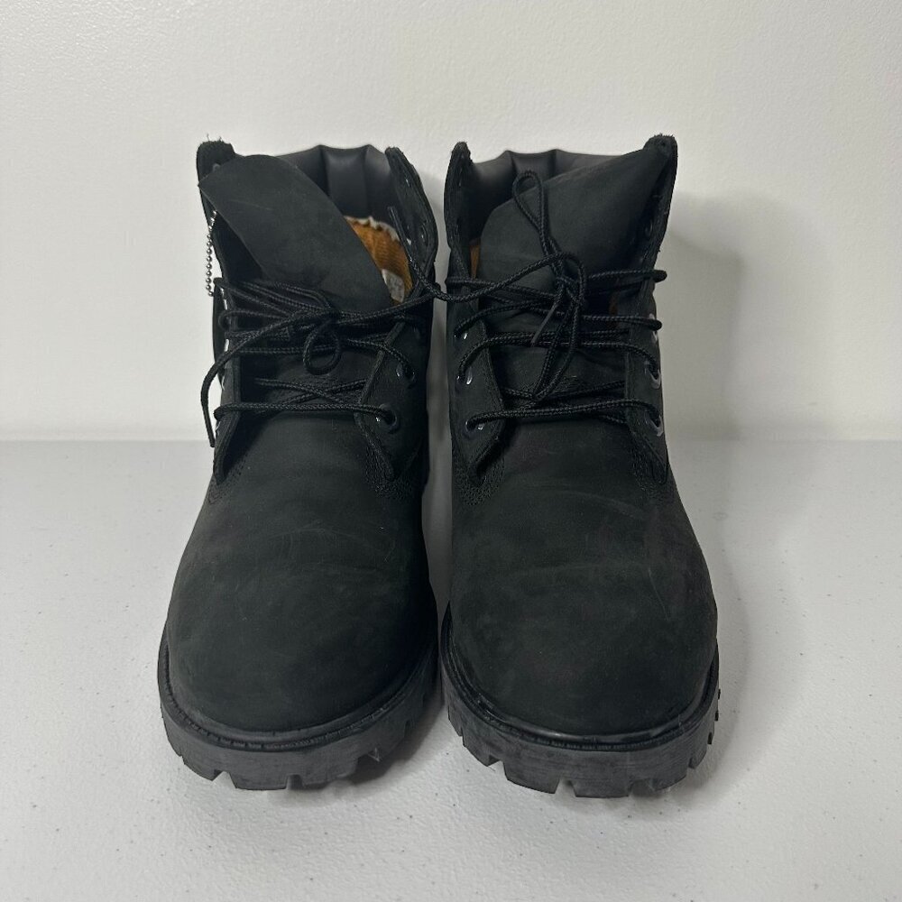 Timberland Juniors' 6-Inch Premium Waterproof Boot / Black Nubuck